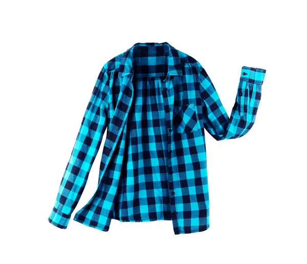 Shirt Blu Scuro Senza Maniche Shirt Vista Frontale Tre Posizioni — Foto Stock