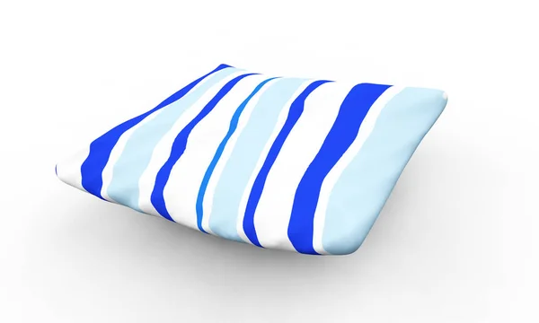 Подушка Изолированная Белом Фоне Рендеринга — стоковое фото