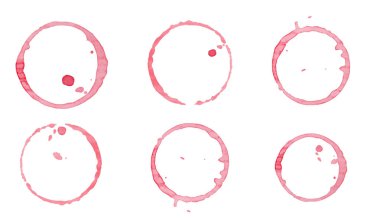 Beyaz arka plan sette izole Kupası Yüzükler