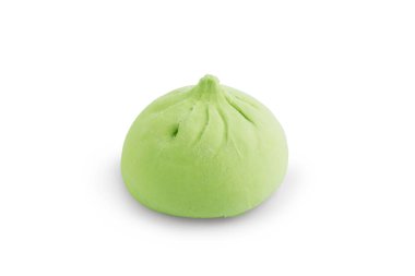 yuvarlak köfte beyaz arka plan üzerinde izole