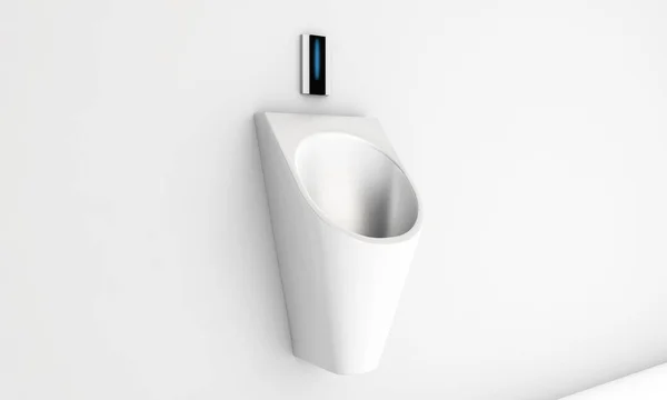 Туалетная Чаша Визуализации Изолированы Белом Фоне — стоковое фото