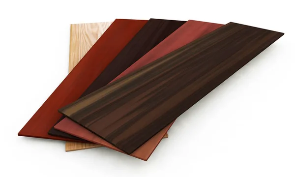 Render Pine Wood Floor Tiling Assembly — Stock Photo, Image