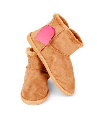 Beyaz arka planda kadın ayakkabıları