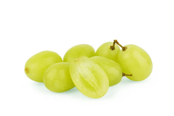 一套葡萄浆果在白色背景 — 图库照片