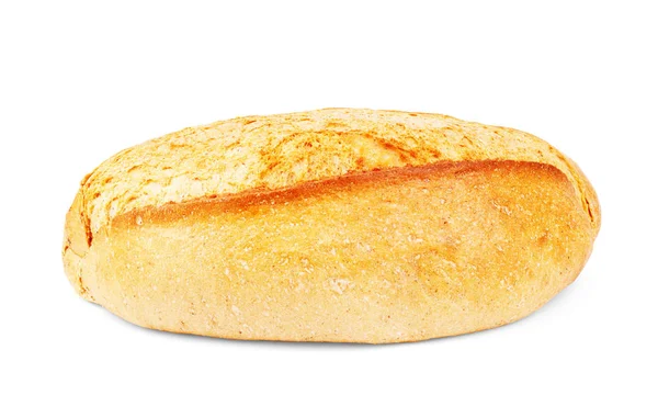 Bochenek Chleba Pieczenia Pysznych Białym Tle — Zdjęcie stockowe