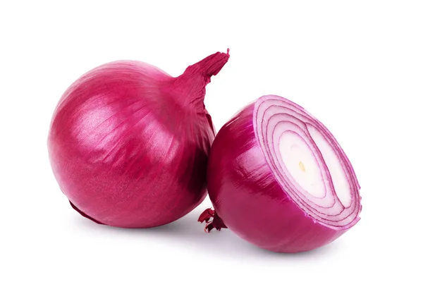 Fresh Ripe Onion White Background — Stock Photo, Image