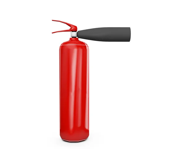 Red Fire Extinguisher Air Render Isolated White Background — Φωτογραφία Αρχείου