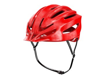 Bisiklet kask izole. 3D render
