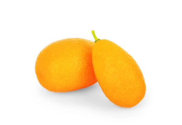 Kumquat isoliert auf weißem Hintergrund — Stockfoto