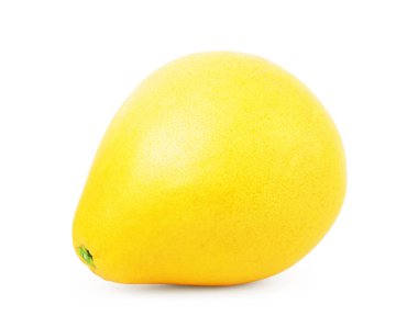 Beyaz arka plan üzerinde olgunlaşmış pomelo meyve