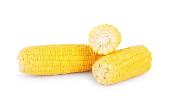 Corn on the cob on a white background — Stock Photo, Image