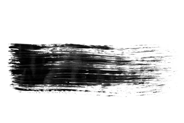 Tinta preta fundo pintado por escova — Fotografia de Stock
