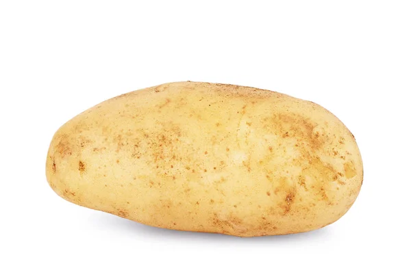 Молодой картофель на белом фоне — стоковое фото