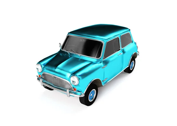 3d renderizar mini carro isolado no fundo branco — Fotografia de Stock