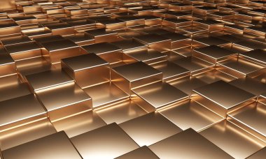 Soyut Küp Bloklar Arka Plan 3d render