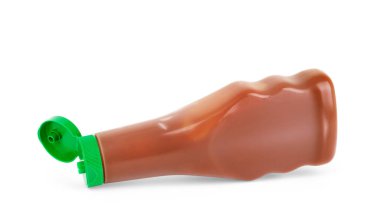 sos-beyaz bir arka planda çanak, soslar için, ve çikolata Topp