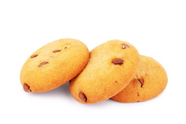 beyaz zemin üzerine çikolata kırıntıları ile tanımlama