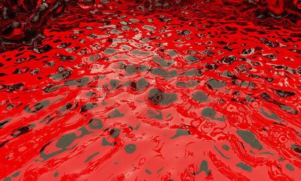 3d render. Жидкая краска, распыляющая крону, зеленая (зеленая-зеленая)
