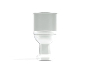 Tuvalet 3d görüntüleme wc beyaz arkaplan