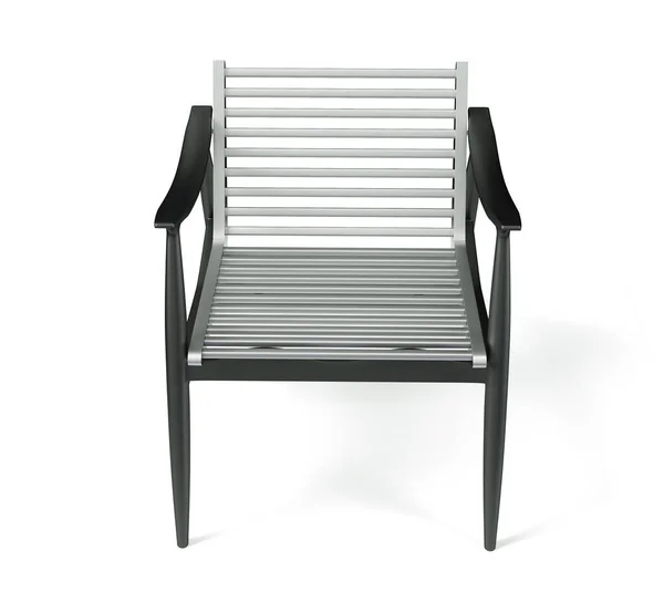 白い背景に隔離されたモダンな椅子の3Dレンダリング — ストック写真