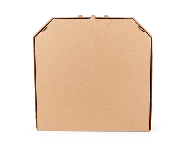 Dostawa Żywności Brązowe Szczupłe Pudełko Papieru — Zdjęcie stockowe