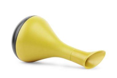 Beyaz arka planda izole edilmiş plastik sprey şişesi