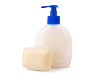 kırpma yolu ile beyaz zemin üzerine sabun bar