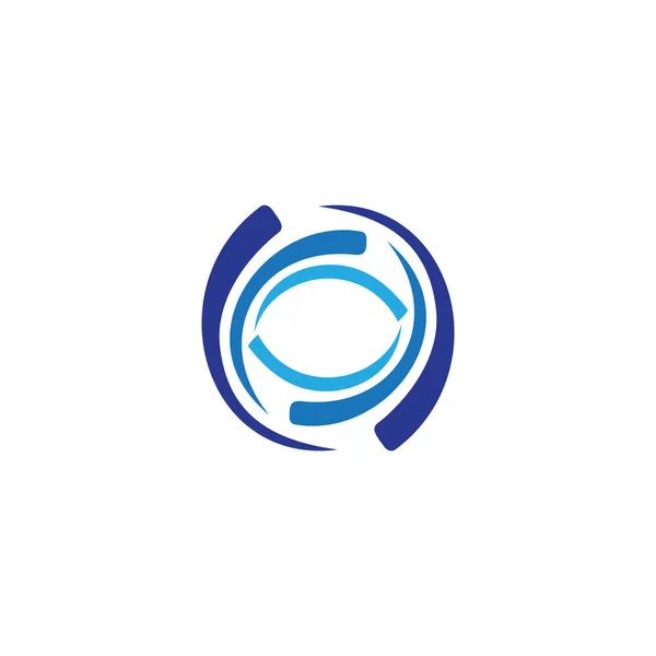 抽象的な波のビジネスのロゴ — ストックベクタ