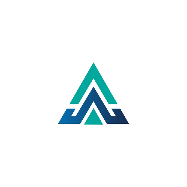 Abstrakta Bokstaven Business Logo — Stock vektor