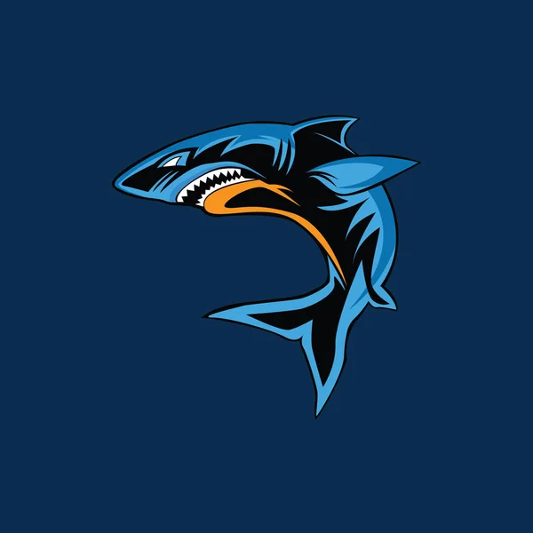 Great White shark — Stock Vector © SlipFloat #7579480