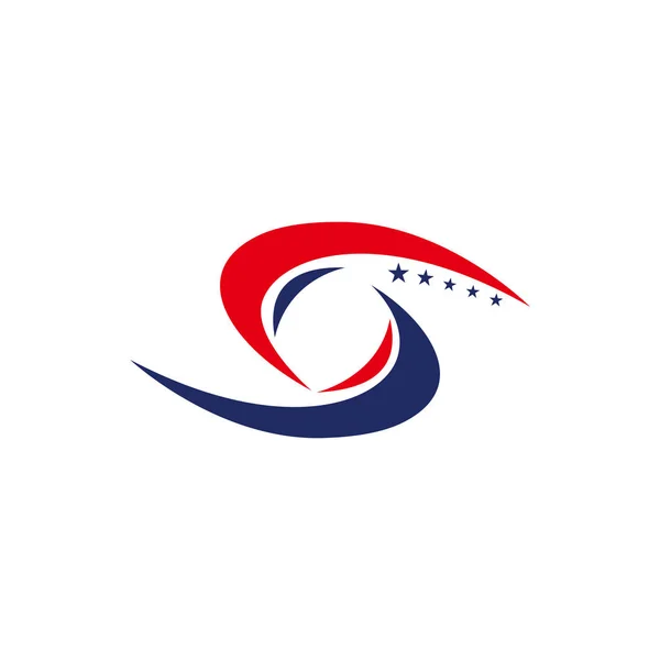 Logo Společnosti Abstraktní Písmeno — Stockový vektor