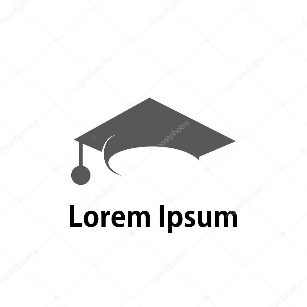 graduation hat university logo