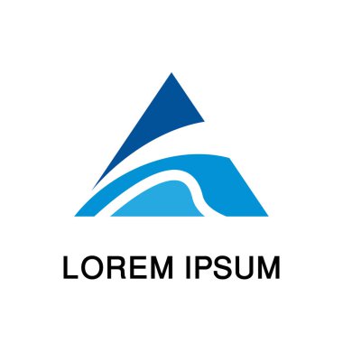 üçgen iş vektör logosu