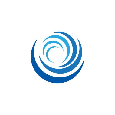 Soyut wave iş logosu