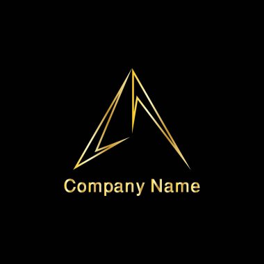 Ok şekli üçgen logosu