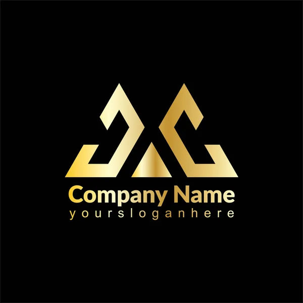 Abstrato Letra Edifício Logotipo — Vetor de Stock