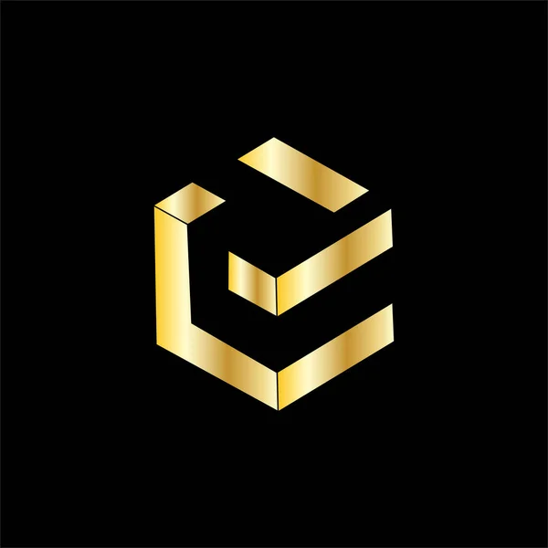 Абстрактний Шестикутник Бізнес Логотипу — стоковий вектор