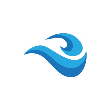 spor logo, yaz tatili, tatil için soyut dalga