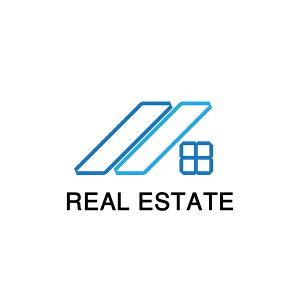 Real Estate Business Logo Design — Stock Vector