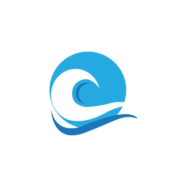 Abstract Wave Sport Logo Summer Holiday Vacation — стоковый вектор