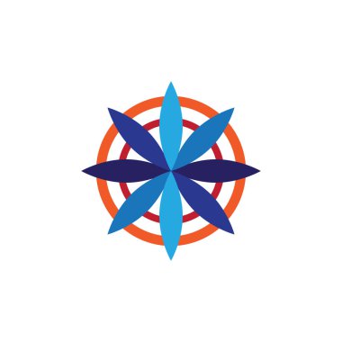 Dekorasyon, tam renkli ve değiştirme işlemleri için soyut yıldız