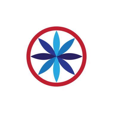 Dekorasyon, tam renkli ve değiştirme işlemleri için soyut yıldız