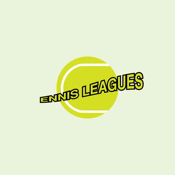 Tennis Sport Vektor Bild Für Sport Logo — Stockvektor