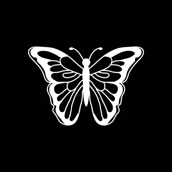 Papillon Entreprise Logo Beauté Design Icône Vecteur Spa Illustration Beau — Image vectorielle