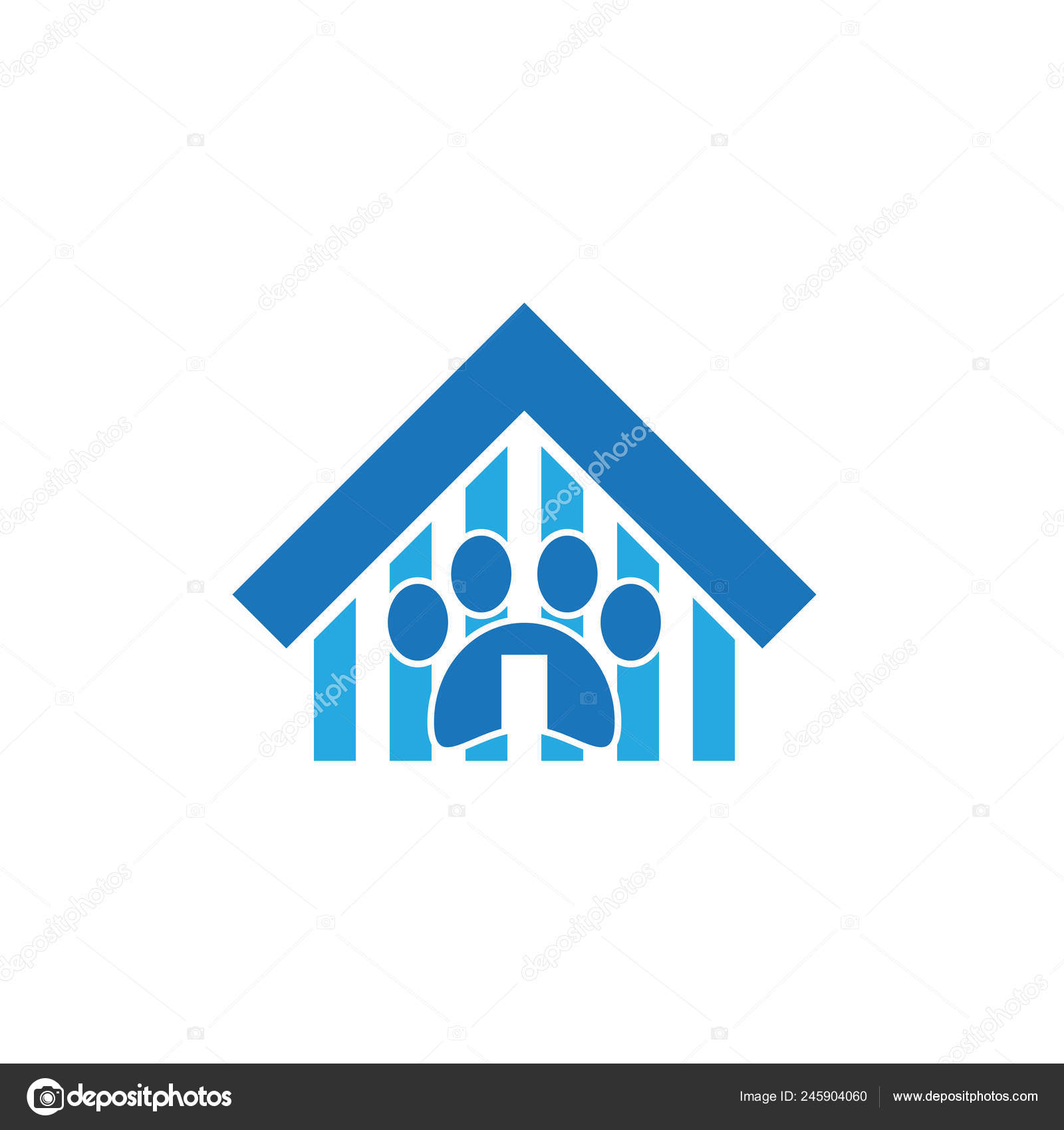 Business Icon Symbol Animal House Dog Logo Cat Pet Vector Vector Image By C Yulipoenk Gmail Com Vector Stock 245904060