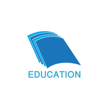 Açık kitap teknoloji logosu, iş logo, modern iş logo