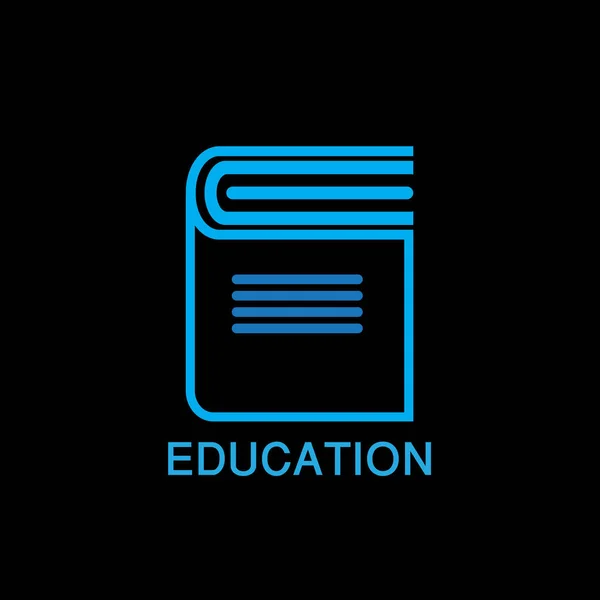 Ανοίξτε Βιβλίο Τεχνολογίας Λογότυπο Λογότυπο Επιχείρησης Σύγχρονο Επιχειρηματικό Λογότυπο — Διανυσματικό Αρχείο