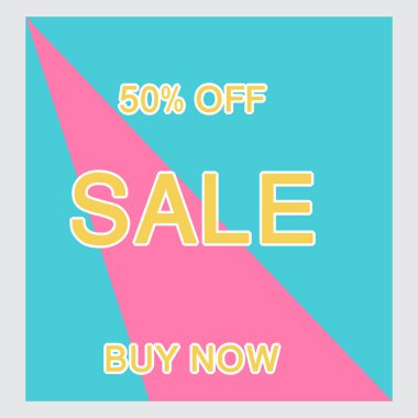 Satış afiş şablonlar, özel indirim, sezon sonu