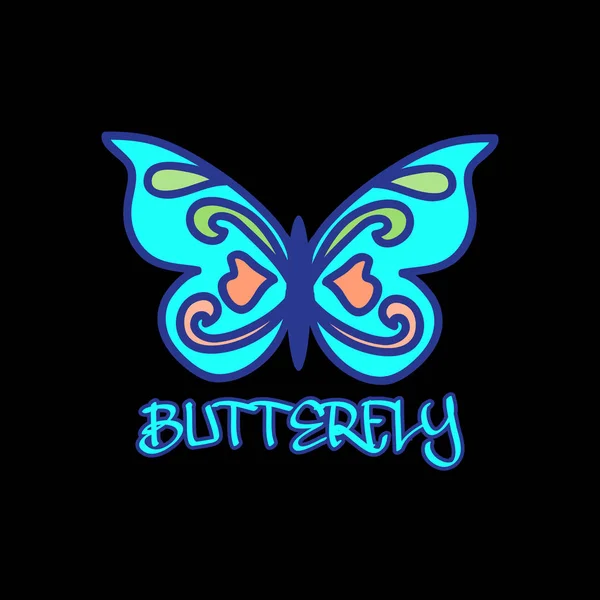 Butterfly Vector Illustration Business Logo — Stock Vector