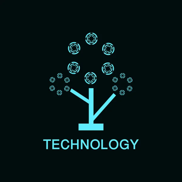 Plantilla Logotipo Tecnología Empresarial — Archivo Imágenes Vectoriales